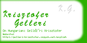 krisztofer gelleri business card
